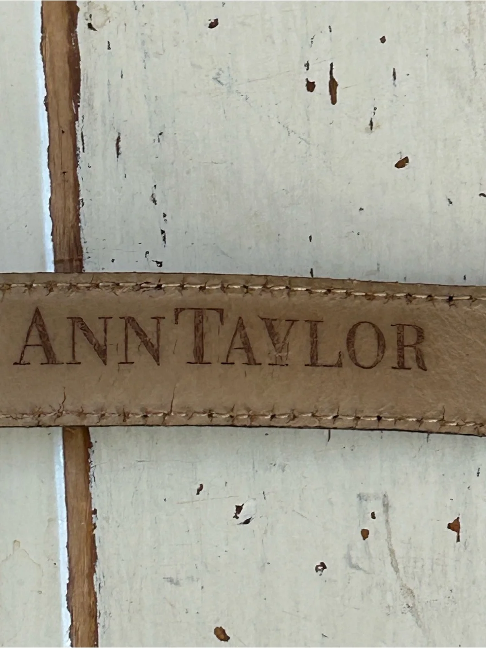 Ann Taylor Black Leather Belt S Fits Waist Approximately 26